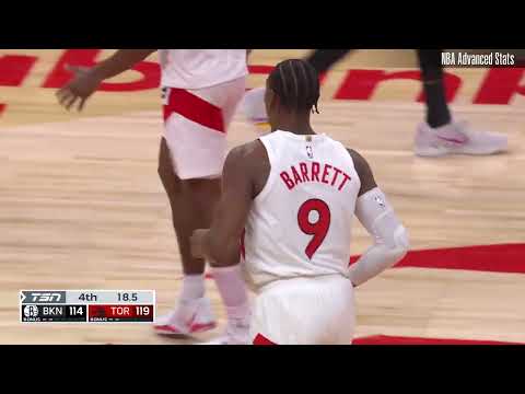 RJ Barrett - 25 Points, 4 Assists, 4 Rebounds vs Nets - 2025 Preseason