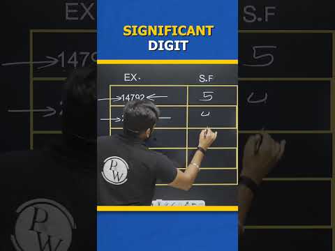 Trick for significant figure #shorts #vishnusir #pw #physicswallah #neet2024 #jee2024