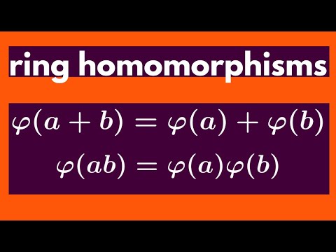 Abstract Algebra | Ring homomorphisms