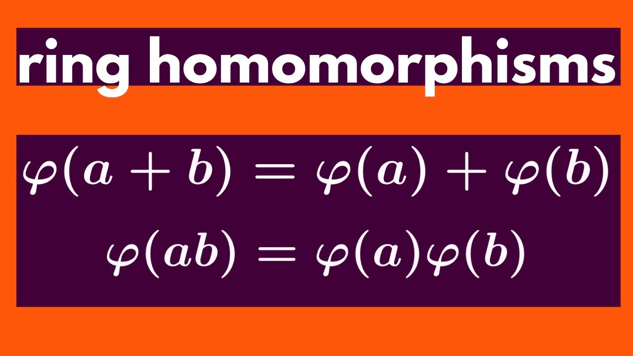 Understanding Ring Homomorphisms in Abstract Algebra