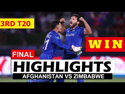 Afghanistan vs Zimbabwe, 3rd T20 | AFG vs ZIM 3rd T20 Match
