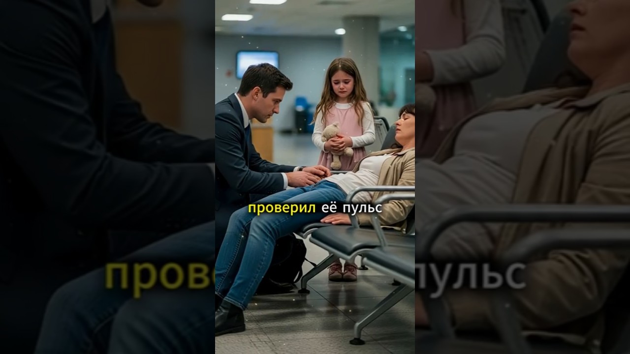 Маленькая девочка спасла жизнь в аэропорту ✈️