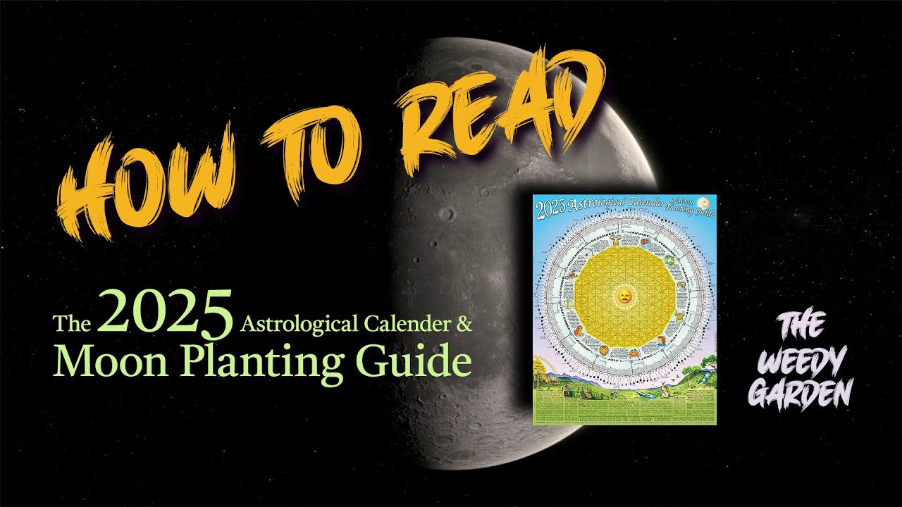 Guide to Reading the 2025 Moon Planting Calendar 🌙