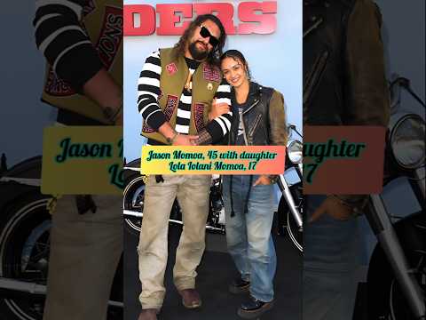 Jason Momoa, Lisa Bonet and their kids through the years #cute