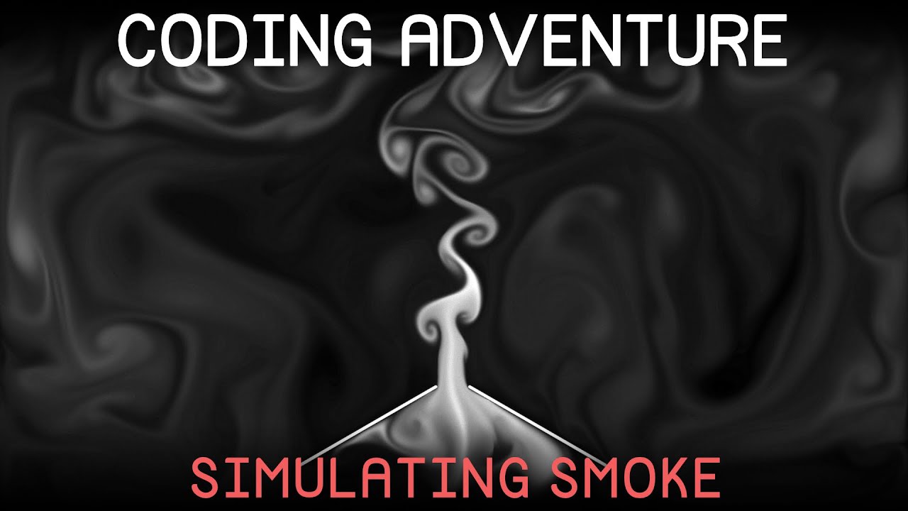 Coding Adventure: Developing a Grid-Based Smoke Simulation