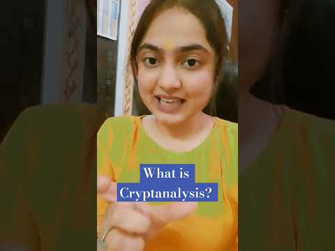 What is Cryptanalysis? || cyber security || #cybersecurity #cybercrime