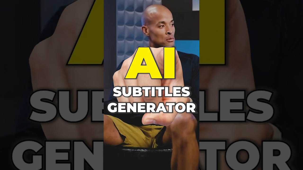 AI Subtitle Generator: Auto-Captions & Translation 🎬