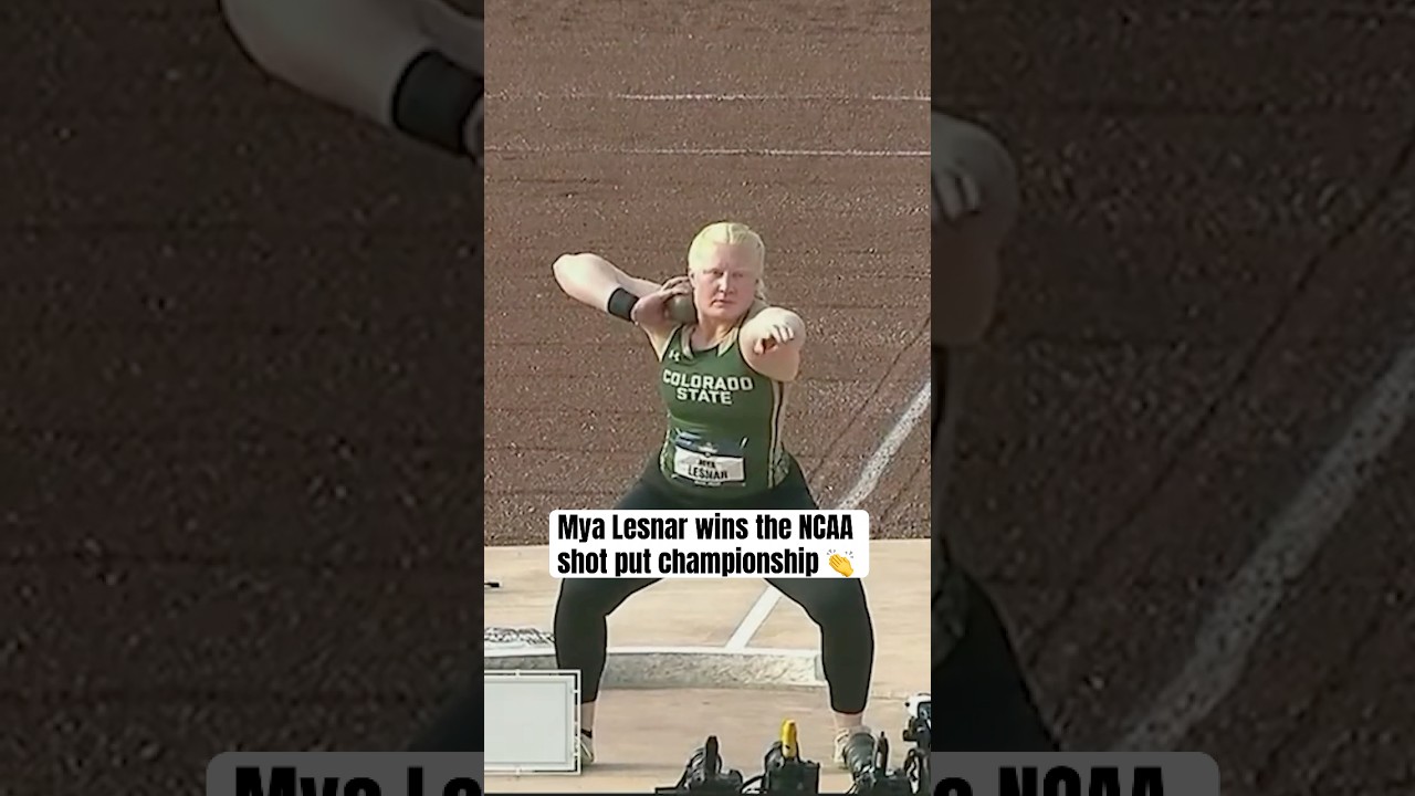 Mya Lesnar Wins NCAA Shot Put Title 🏆