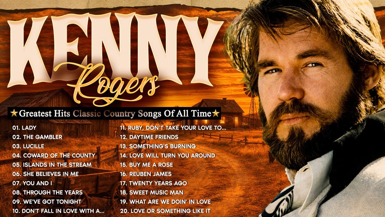 Greatest Hits Kenny Rogers Of All Time🌾The Best Of Classic Country Songs🔥Through The Years #cowboys