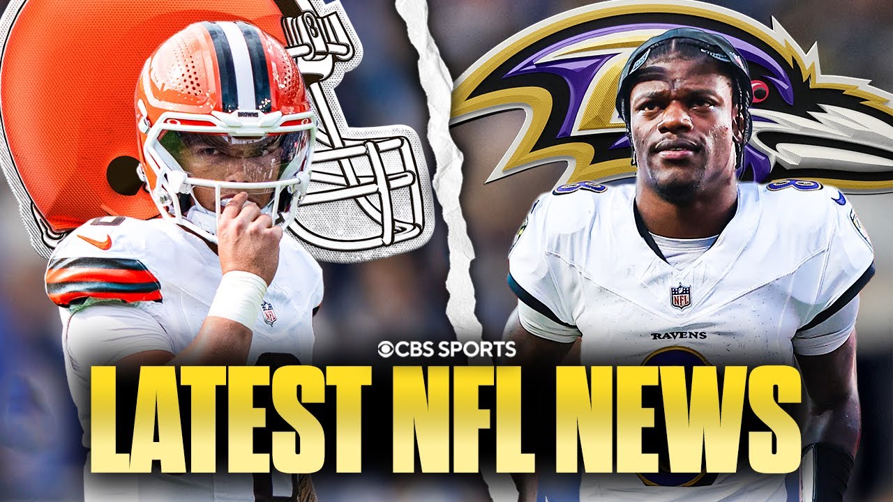 Latest NFL News: Browns name Dillon Gabriel starter, Lamar Jackson injury update & MORE
