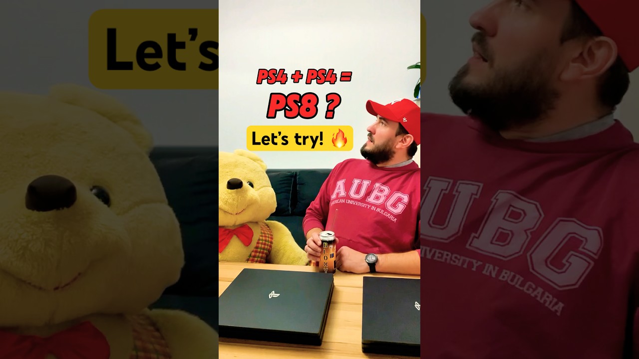 PS4 Stacking Two PS4s for Double Power! Could This Be the Secret to PS8? 🎮