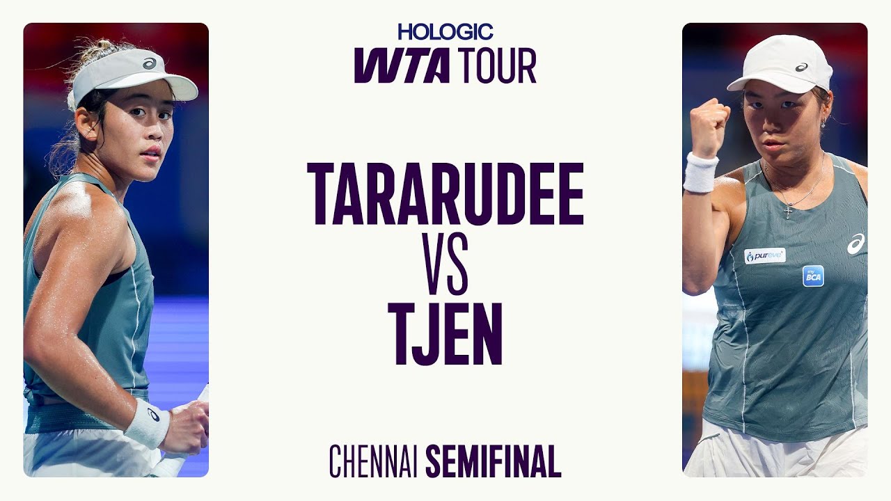 Exciting 2025 Chennai Semifinal: Lanlana Tararudee vs. Janice Tjen Highlights 🎾