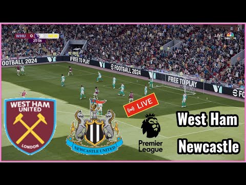 match West Ham vs Newcastle Live Premier League today match Football simulation Gameplay PC