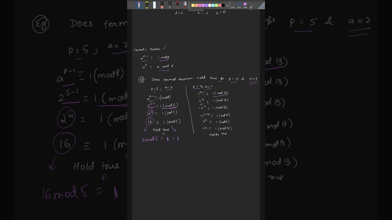 Unlocking Fermat's Theorem: The Key to Modern Cryptography ๐