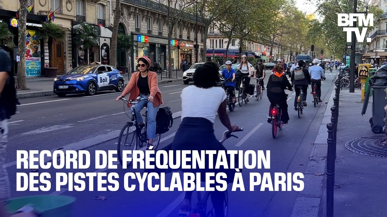Paris: Pistes cyclables +22% en un an 🚲