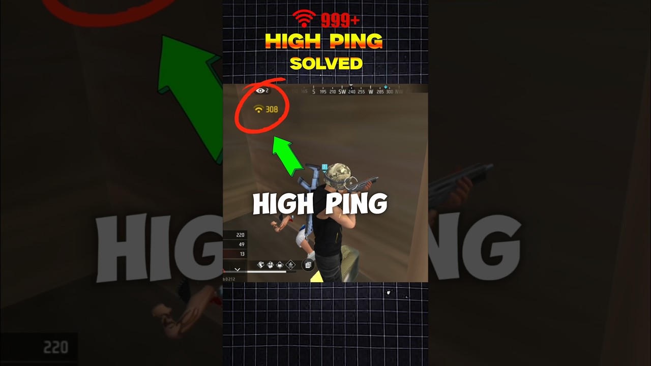 Fix 999+ Ping in Free Fire 🔥
