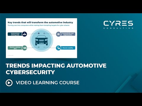 Trends impacting Cybersecurity (Full video course) | CYRES Consulting