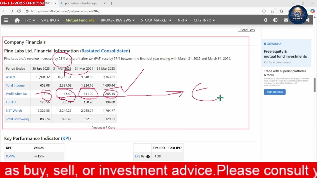 Pine Labs IPO Review & GMP Today 📈