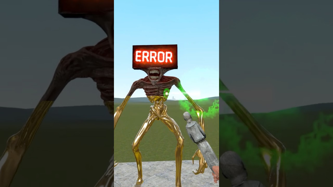 Transformation of Error Head into Golden in Garry's Mod
