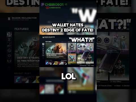 My Wallet Hated Destiny 2 Edge Of Fate! #destiny2 #destiny #funny