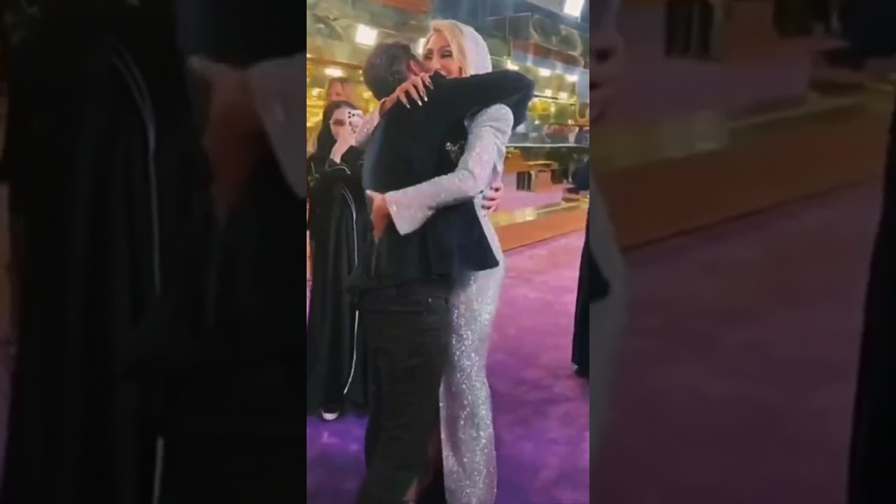 رامز جلال يلتقط أنفاسه مع مايا دياب في السعودية 🎤