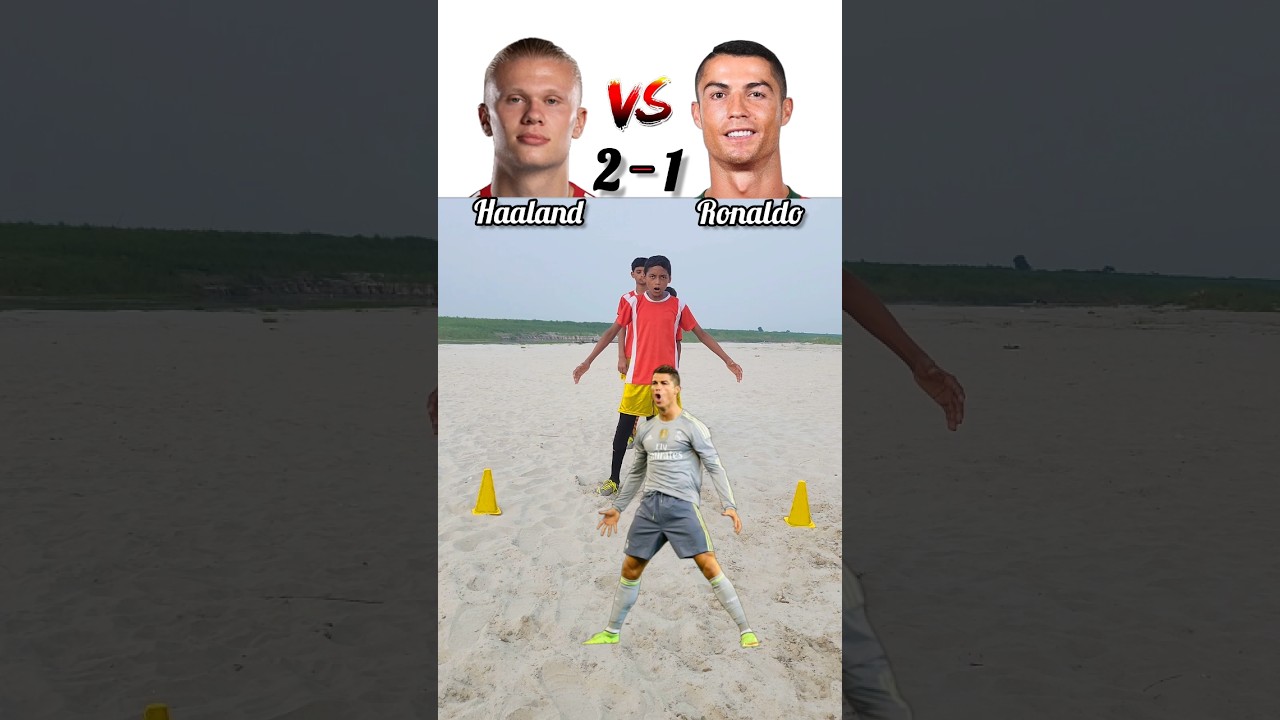 Ronaldo vs Haaland Fans Showdown! ⚽ Who Reigns Supreme?