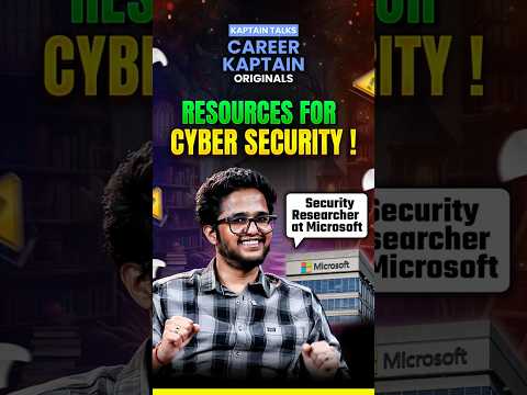 Resources for Cyber Security | Career Kaptain Talks #shorts #kaptaintalks