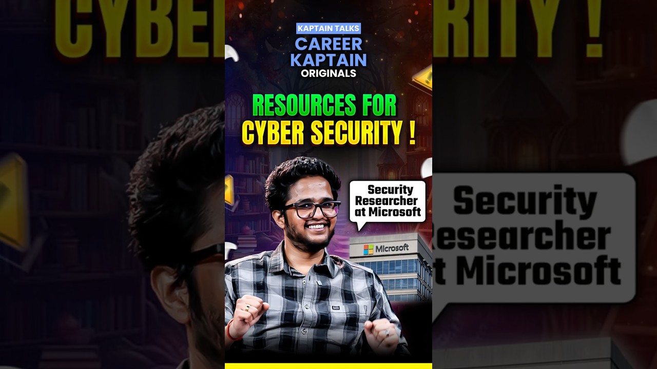Top Cyber Security Resources to Boost Your Career 🚀 | Career Kaptain Talks #shorts