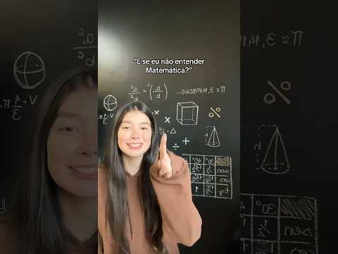 E se você não entender Matemática??? O que fazer? 🫡✍🏼 #exatas #matematica #enem