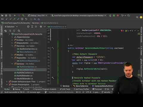 Distributed Programming Fullstack 2021 | S3P38 | Security | Create And save AuthUser in Service