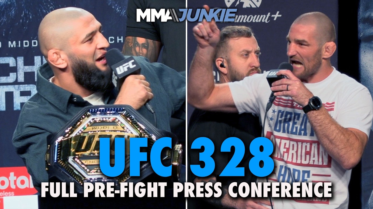 UFC 328 Press Conference: Chimaev & Strickland Trash Talk 🤼‍♂️