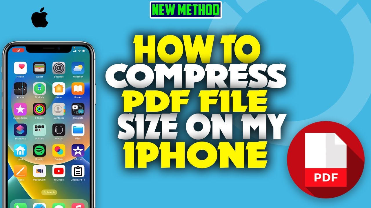 Compress PDF Files on iPhone in 2023 π±