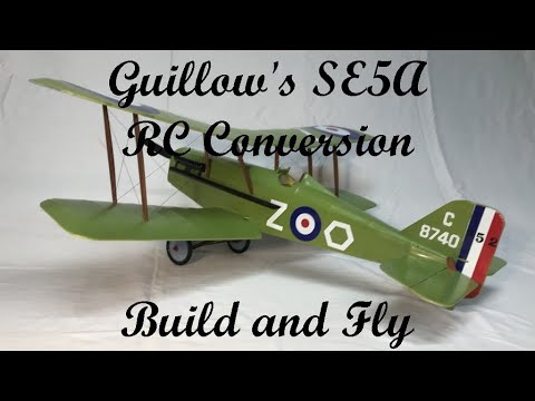 Guillow's SE5A RC Model Build & Flight ✈️