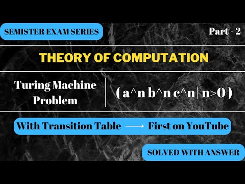 Theory of Computation: Turing Machine Problem-(a^n b^n c^n | n greater than 0)
