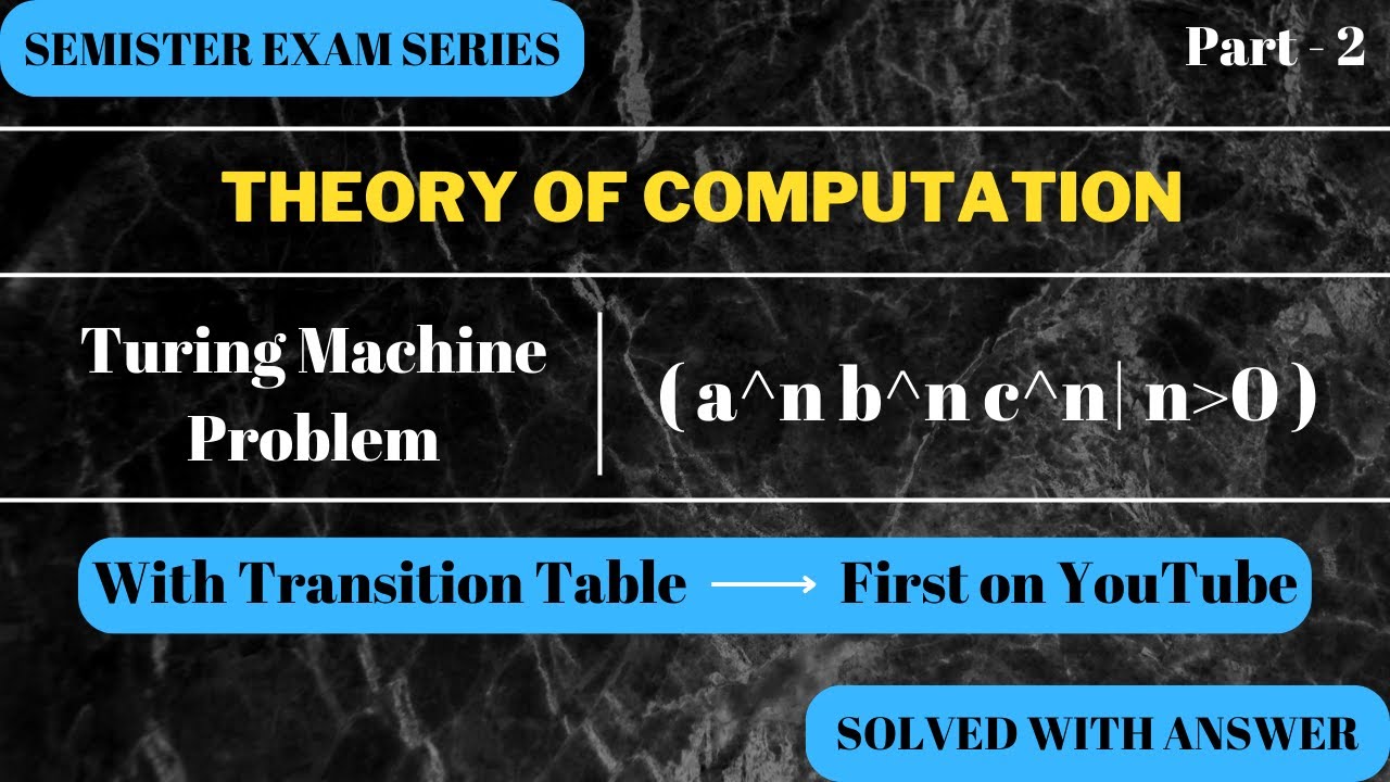 Understanding Turing Machines: Recognizing the Language a^n b^n c^n