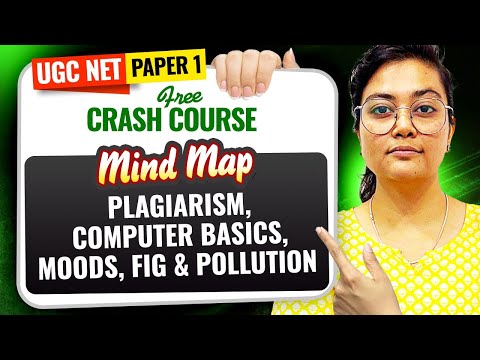 UGC NET Paper 1 | Plagiarism, Computer Basics, Moods, Figures & Pollution | Aditi Mam