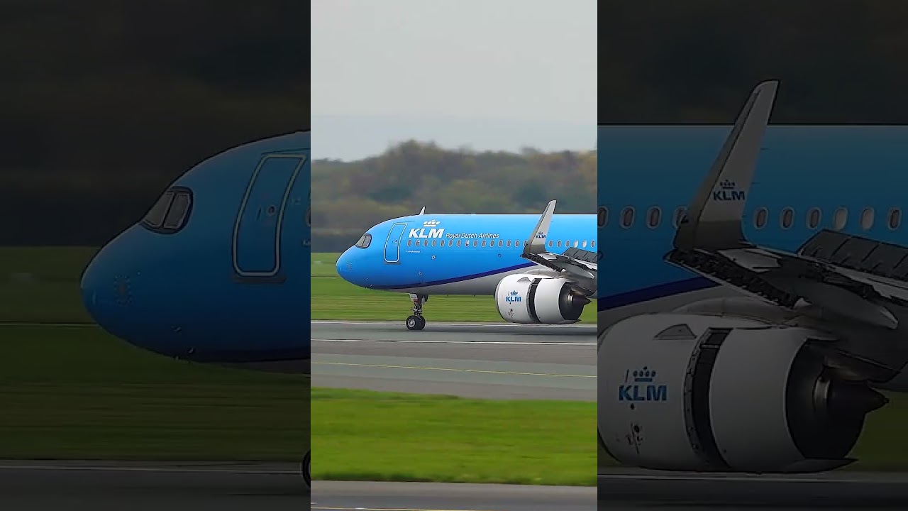 KLM Airbus A321 Neo Landing