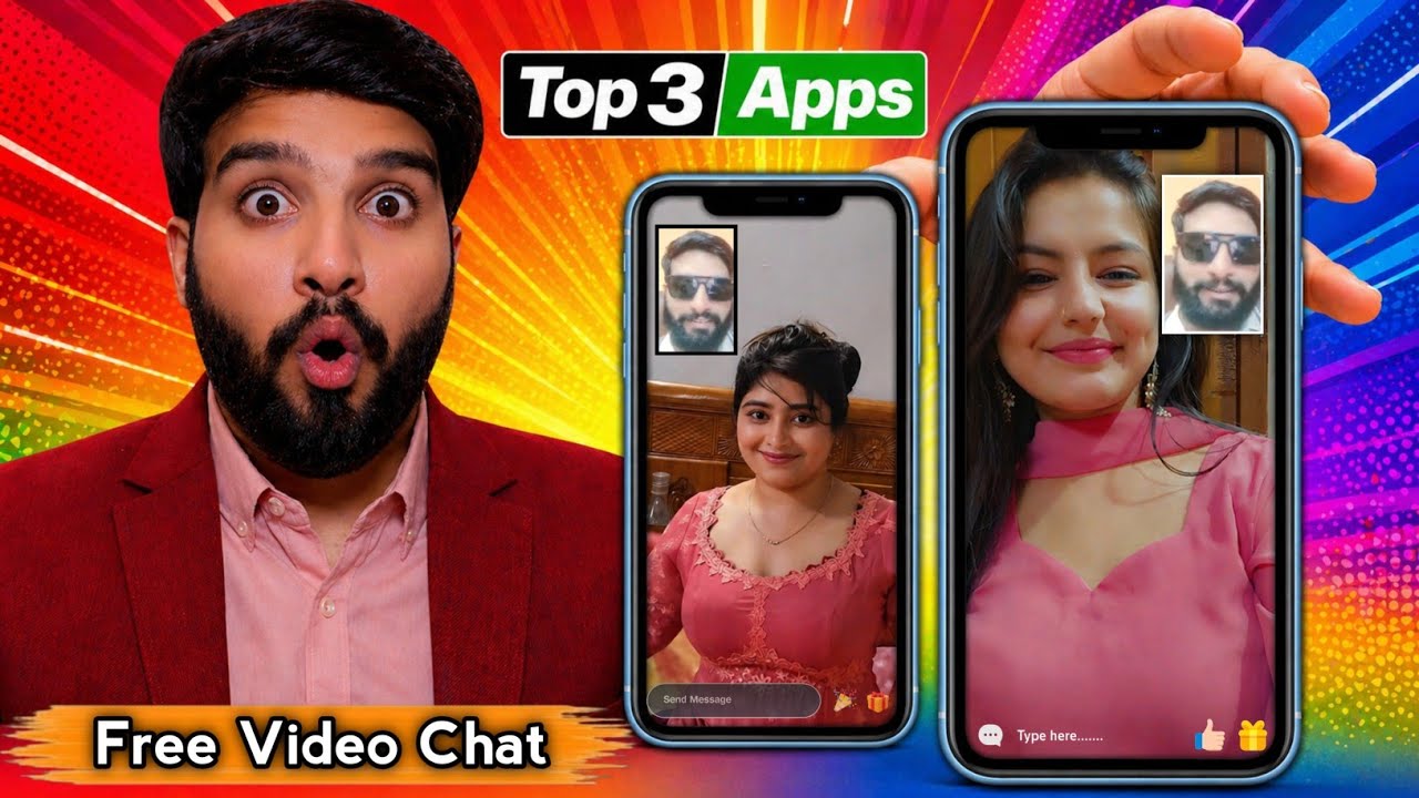  3 Best Video Chat Apps with Girls 2026 | Free Video Call Apps in India | Video Call with Strangers