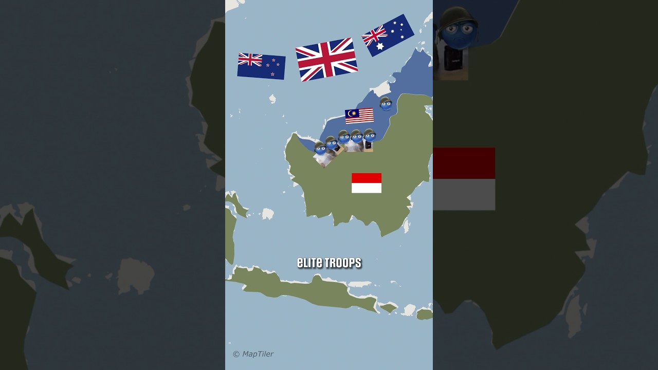 How did countries react to the forgotten Confrontation War in Borneo? #history