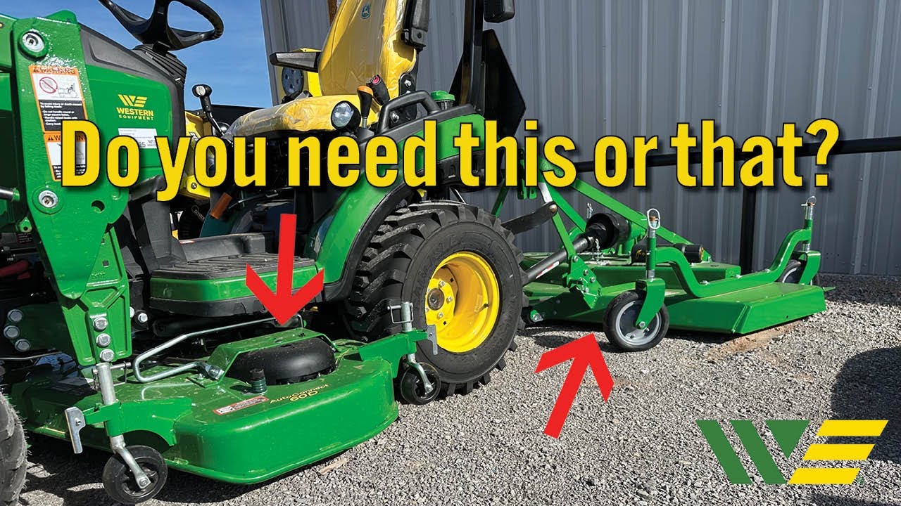 Belly vs. Pull Mower for John Deere 1025R 🚜