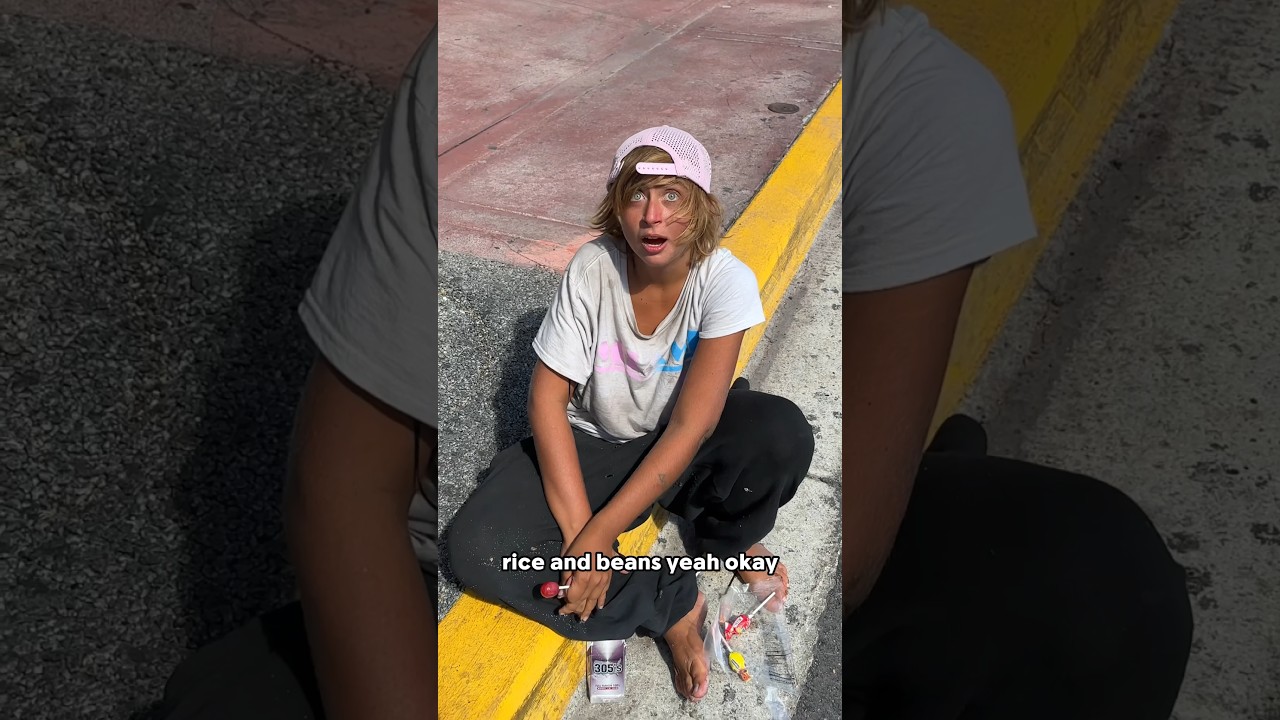 Heartwarming Surprise: Delicious Steak Dinner for a Little Homeless Girl ❤️