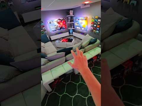 MY EPIC GAMING SETUP IS USING TOO MUCH POWER ⚡️😮 #gamingroom #gamingsetup #PS5 #gaming