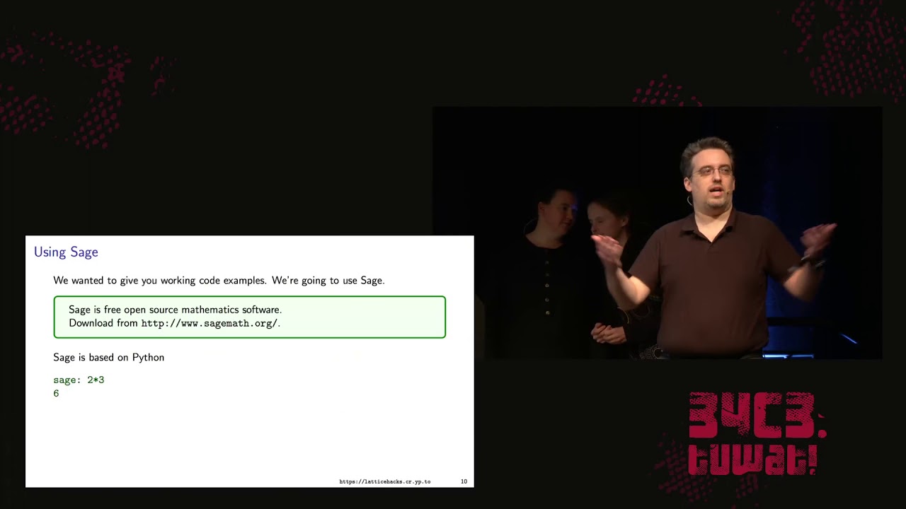34C3 LatticeHacks: Cryptography & Cryptanalysis