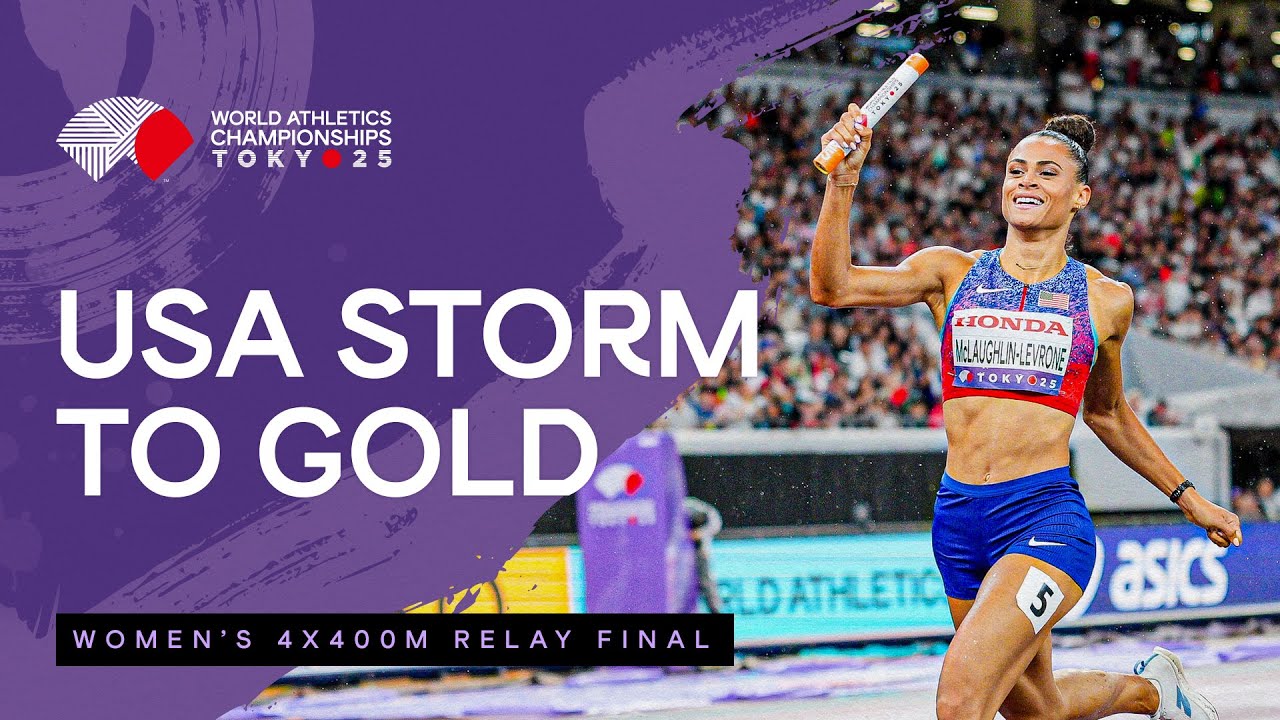 Sydney McLaughlin-Levrone Leads Team USA to 4x400m Gold at World Championships 🥇