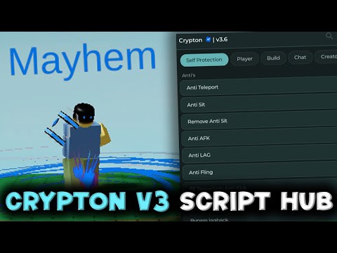 Crypton V3 FE Script Hub Showcase – Ultimate ROBLOX Exploiting Tool 🔥
