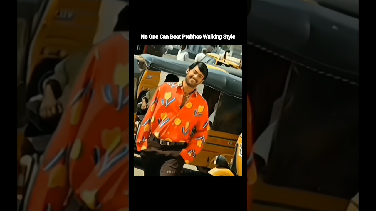 Why Prabhas's Iconic Walking Style Is Unmatched ✨🖤