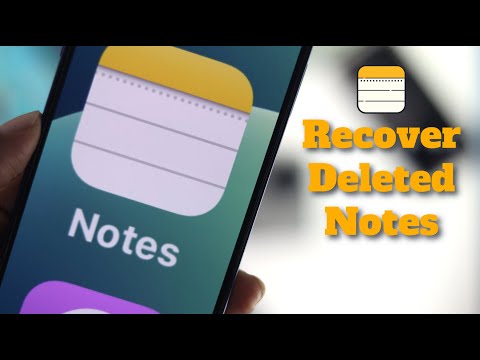 How to recover deleted notes on an iPhone! [iPhone Notes Disappeared]