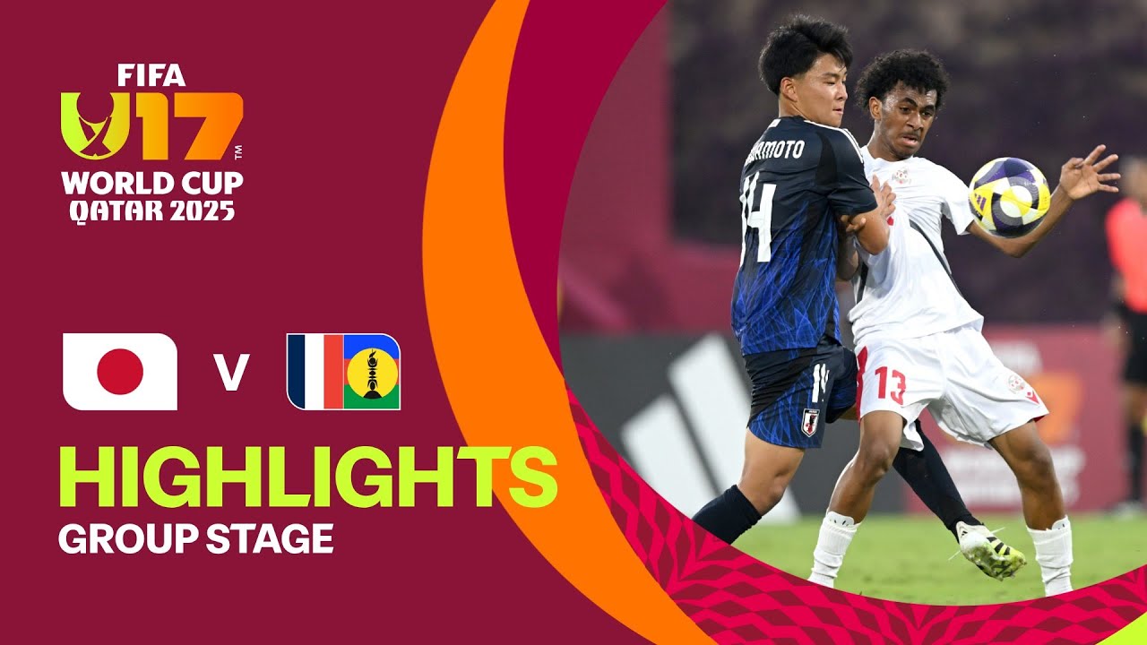 Japan vs New Caledonia | Exciting Highlights from FIFA U-17 World Cup Qatar 2025 ⚽