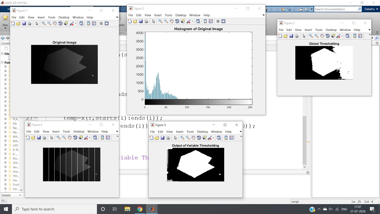 Variable Thresholding using Image Partitioning | Digital Image Processing | MATLAB