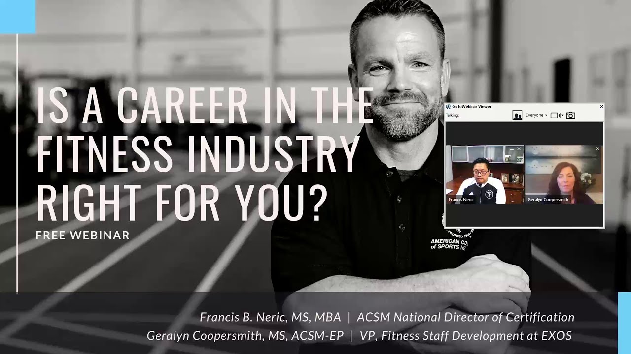 Is a Fitness Career Right for You? ACSM + EXOS